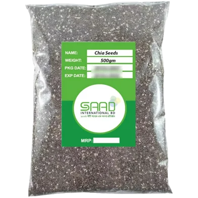 Saad Superior Quality Chia Seeds - 500gm: null | Rokomari.com - Rokomari product